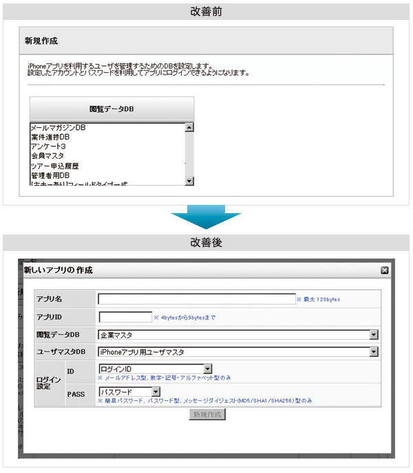 集計表のリコード設定