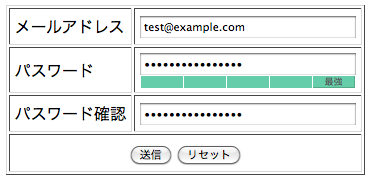 パスワード強度